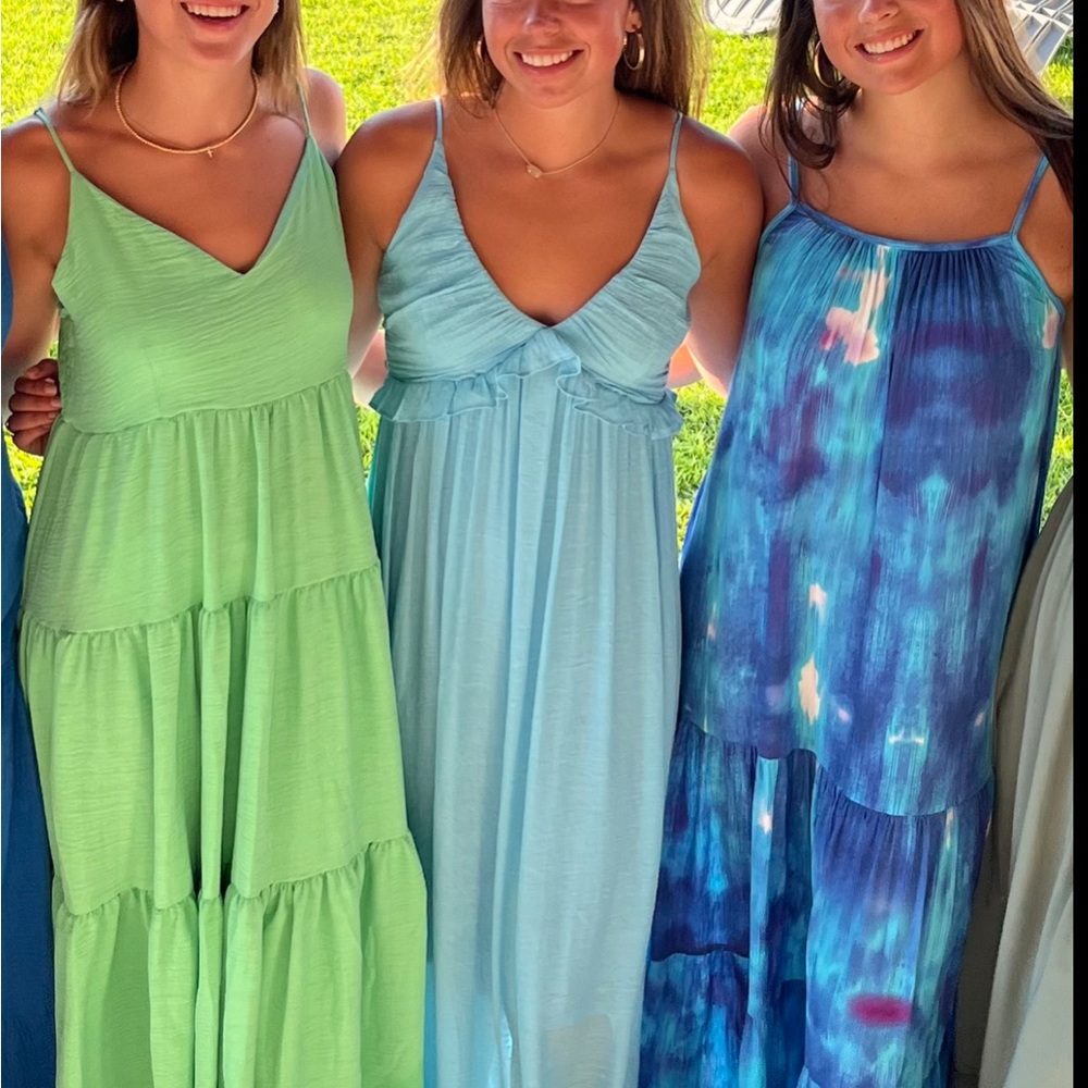 Blue maxi dress sz small